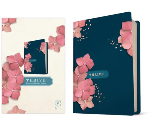 NLT Thrive Devotional Bible for Women (Hardcover) by New Living Translation, Hardcover book cover