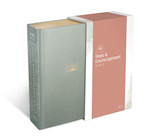 NLT Dayspring Hope & Encouragement Bible (Hardcover Deluxe, Seafoam Green) by New Living Translation, Hardcover book cover