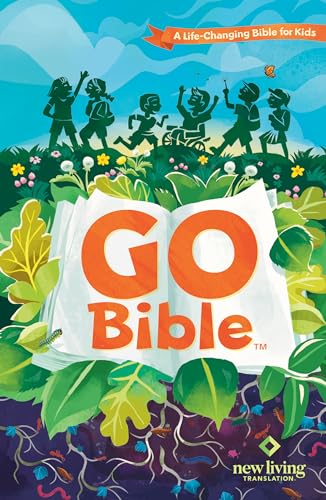 NLT Go Bible for Kids (Hardcover): A Life-Changing Bible for Kids by New Living Translation, Hardcover book cover