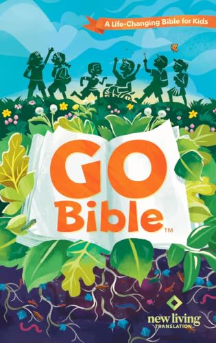 NLT Go Bible for Kids (Softcover): A Life-Changing Bible for Kids by New Living Translation, Paperback book cover