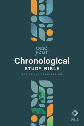 NLT One Year Chronological Study Bible (Hardcover) by New Living Translation, Hardcover book cover