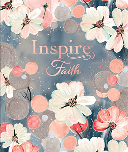 Inspire Faith Bible Nlt, Filament Enabled (Leatherlike, Watercolor Garden): The Bible for Coloring & Creative Journaling by New Living Translation, Imitation Leather book cover