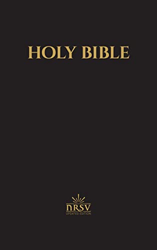 NRSV Updated Edition Pew Bible with Apocrypha (Hardcover, Black) by National Council of Churches, Hardcover book cover
