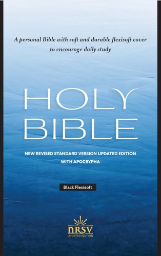 NRSV Updated Edition Bible with Apocrypha (Flexisoft, Black) by National Council of Churches, Imitation Leather book cover