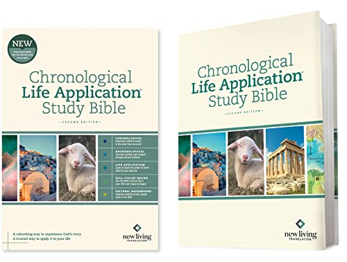 NLT Chronological Life Application Study Bible, Second Edition (Hardcover) by New Living Translation, Hardcover book cover