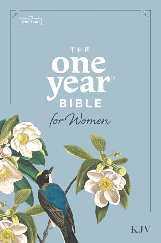 The One Year Bible for Women, KJV (Softcover) by Tyndale, Paperback book cover