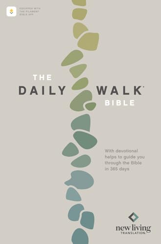 The Daily Walk Bible Nlt, Filament Enabled (Softcover) by New Living Translation, Paperback book cover