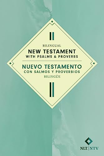 Bilingual New Testament with Psalms & Proverbs / Nuevo Testamento Con Salmos Y Proverbios Bilingue Nlt/Ntv (Softcover) by Nueva Traduccion Viviente, Paperback book cover