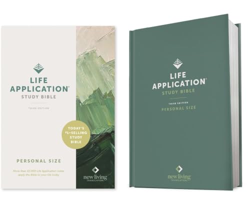 NLT Life Application Study Bible, Third Edition, Personal Size (Hardcover, Red Letter) by New Living Translation, Hardcover book cover