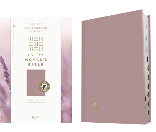 KJV Every Woman's Bible, Filament Enabled (Hardcover, Plum, Indexed, Red Letter) by Tyndale, Hardcover book cover