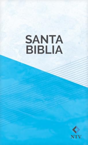 Biblia Economica Ntv, Edicion Semilla (Tapa Rustica, Azul) by Nueva Traduccion Viviente, Paperback book cover