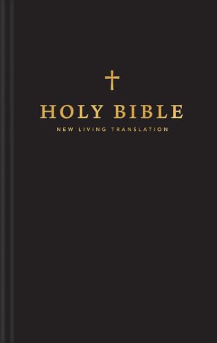 NLT Church Bible (Hardcover, Black) by New Living Translation, Hardcover book cover