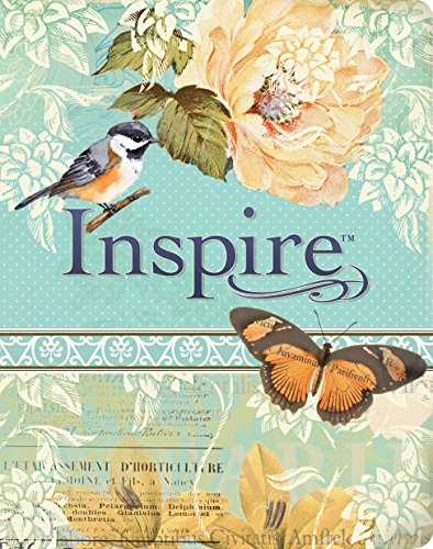Inspire Bible Nlt, Filament Enabled (Leatherlike, Vintage Blue/Cream) by New Living Translation, Imitation Leather book cover