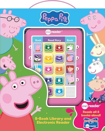 Peppa Pig: Me Reader 8-Book Library and Electronic Reader Sound Book Set [With Electronic Reader and Battery] book cover