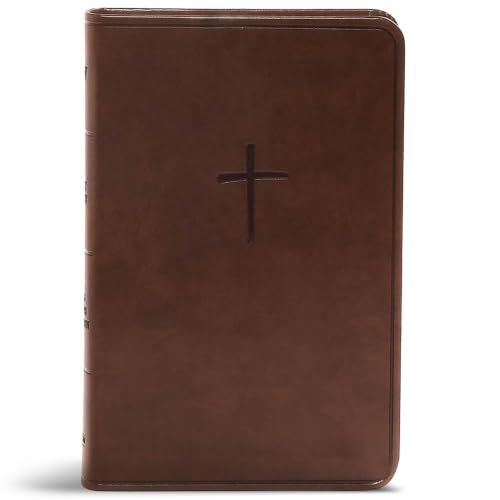 CSB Compact Bible, Value Edition, Brown Leathertouch by Csb Bibles by Holman, Imitation Leather book cover