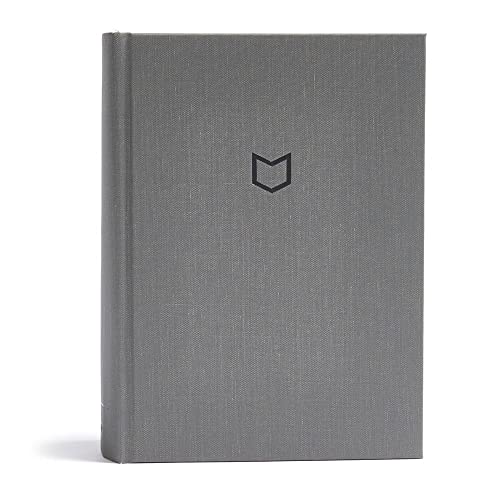 CSB He Reads Truth Bible, Charcoal Cloth Over Board by He Reads Truth, Hardcover book cover