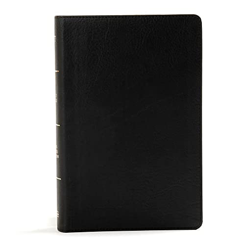 KJV Large Print Personal Size Reference Bible, Black Leathertouch by Holman Bible Publishers, Imitation Leather book cover