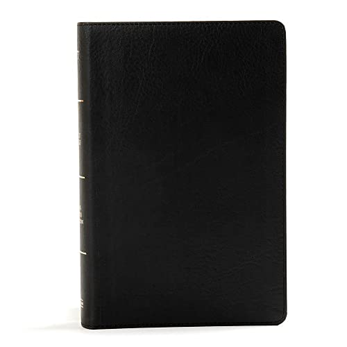 KJV Large Print Personal Size Reference Bible, Black Leathertouch Indexed by Holman Bible Publishers, Imitation Leather book cover