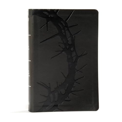 KJV Large Print Personal Size Reference Bible, Charcoal Leathertouch Indexed by Holman Bible Publishers, Imitation Leather book cover