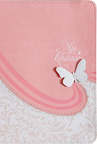 Rvr 1960 Biblia MIS Quince, Rosa Y Blanco Simil Piel by B&h Espanol Editorial, Imitation Leather book cover