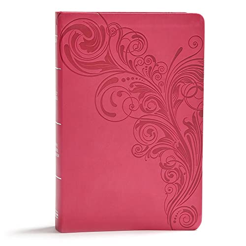 KJV Giant Print Reference Bible, Pink Leathertouch by Holman Bible Publishers, Imitation Leather book cover