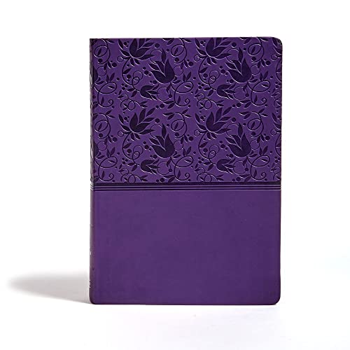 KJV Super Giant Print Reference Bible, Purple Leathertouch by Holman Bible Publishers, Imitation Leather book cover