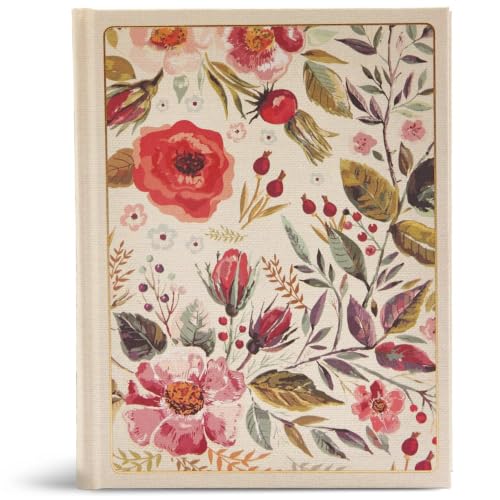 CSB Notetaking Bible, Floral Cloth-Over-Board by Csb Bibles by Holman, Hardcover book cover