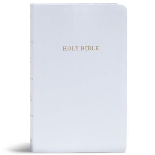 KJV Gift and Award Bible, White Imitation Leather by Holman Bible Publishers, Imitation Leather book cover