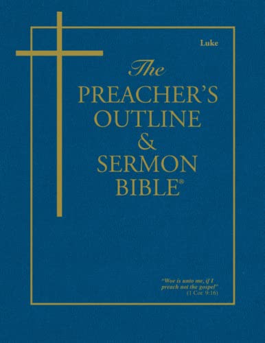 Preacher's Outline & Sermon Bible-KJV-Luke by Leadership Ministries Worldwide, Paperback book cover