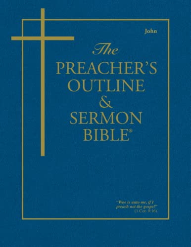 Preacher's Outline & Sermon Bible-KJV-John by Leadership Ministries Worldwide, Paperback book cover