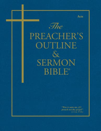 Preacher's Outline & Sermon Bible-KJV-Acts by Leadership Ministries Worldwide, Paperback book cover