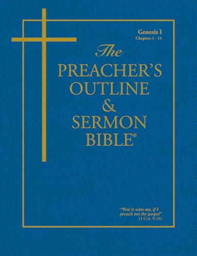 Preacher's Outline & Sermon Bible-KJV-Genesis 1: Chapters 1-11 by Leadership Ministries Worldwide, Paperback book cover