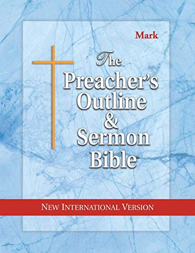 Preacher's Outline & Sermon Bible-NIV-Mark by Leadership Ministries Worldwide, Paperback book cover