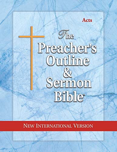 Preacher's Outline & Sermon Bible-NIV-Acts by Leadership Ministries Worldwide, Paperback book cover