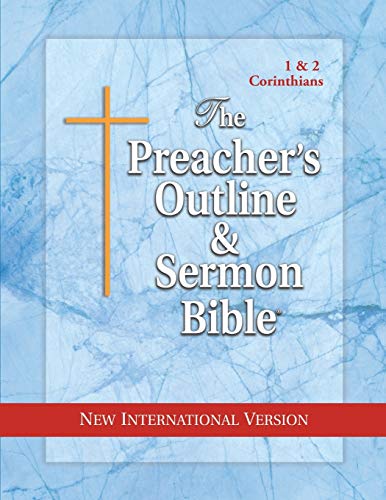 Preacher's Outline & Sermon Bible-NIV-1 & 2 Corinthians by Leadership Ministries Worldwide, Paperback book cover