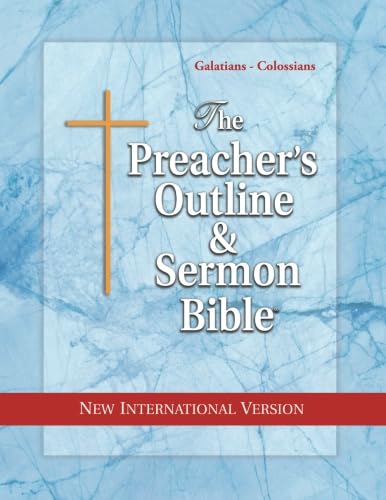 Preacher's Outline & Sermon Bible-NIV-Galatians-Colossians by Leadership Ministries Worldwide, Paperback book cover