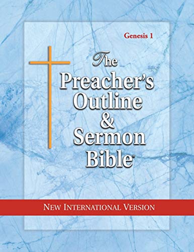 Preacher's Outline & Sermon Bible-NIV-Genesis I: Chapters 1-11 by Leadership Ministries Worldwide, Paperback book cover