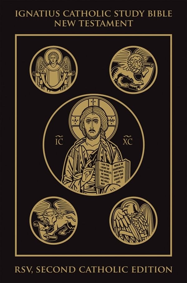 Ignatius Catholic Study New Testament-RSV (Revised Standard Version; 2nd Catholic) by Scott Hahn, Bonded Leather book cover