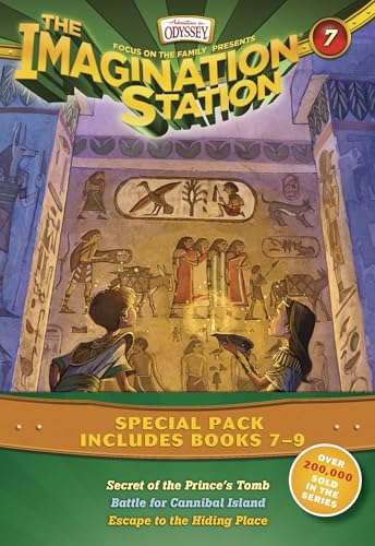 The Imagination Station Special Pack, Books 7-9: Secret of the Prince's Tomb/Battle for Cannibal Island/Escape to the Hiding Place book cover