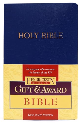 Gift & Award Bible-KJV by Hendrickson Publishers, Imitation Leather book cover