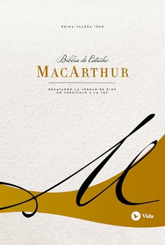 Biblia de Estudio MacArthur-Rvr 1960 by John F MacArthur, Hardcover book cover