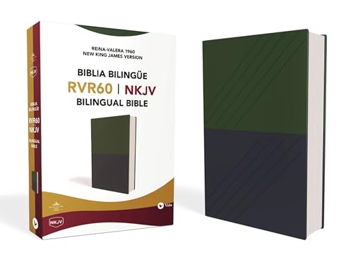 Biblia Bilingue-PR-Rvr 1960/NKJV by Rvr 1960- Reina Valera 1960, Imitation Leather book cover