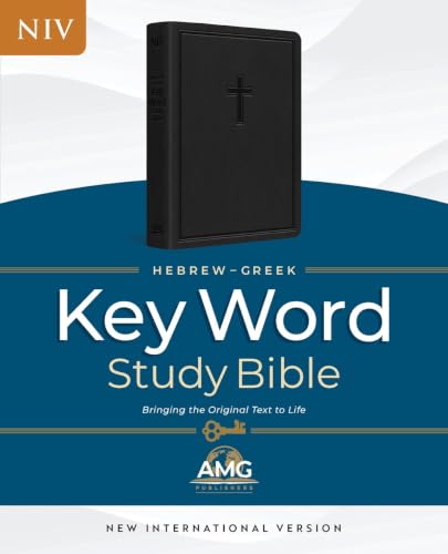 The Hebrew-Greek Key Word Study Bible: Niv-2011 Edition, Endurabound Black by Spiros Zodhiates, Imitation Leather book cover