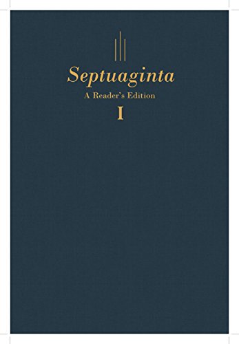 Septuaginta: A Reader's Edition, Hardcover (2 Vols) book cover