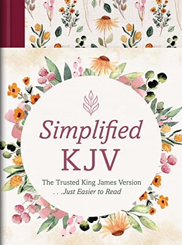 The Barbour Simplified KJV [Wildflower Medley] by Compiled by Barbour Staff, Hardcover book cover