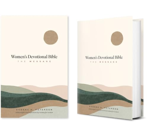 The Message Women's Devotional Bible (Hardcover) by Eugene H Peterson, Hardcover book cover
