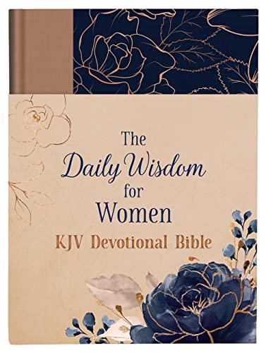 The Daily Wisdom for Women KJV Devotional Bible by Compiled by Barbour Staff, Hardcover book cover