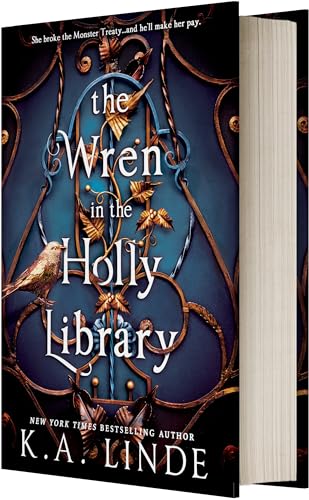 The Wren in the Holly Library (Standard Edition): An Enemies-To-Lovers Romantasy in a Post-Monster-War New York City book cover