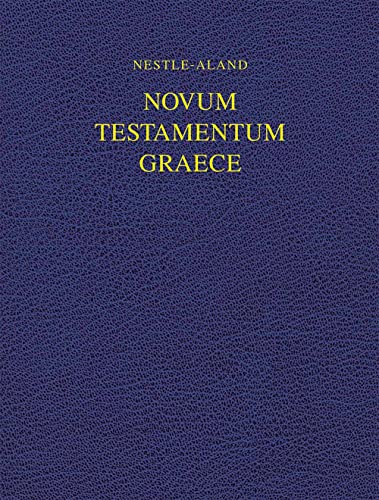 Nestle-Aland Novum Testamentum Graece 28 (Na28) Wide Margin (Wide Margin) by Eberhard Nestle, Hardcover book cover