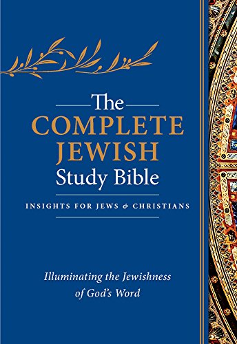 The Complete Jewish Study Bible: Illuminating the Jewishness of God's Word (Blue Flexisoft, Thumb Indexed) by Rabbi Barry Rubin, Imitation Leather book cover